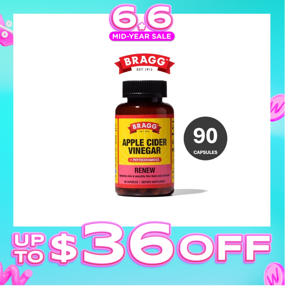 Renew Apple Cider Vinegar + Phytoceramides Dietary Supplement Capsule 90s
