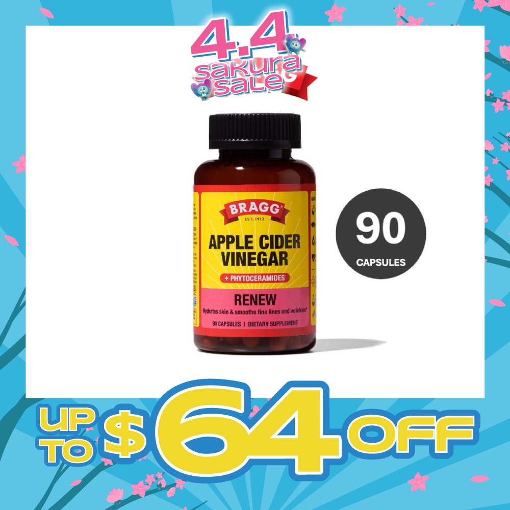 Renew Apple Cider Vinegar + Phytoceramides Dietary Supplement Capsule 90s