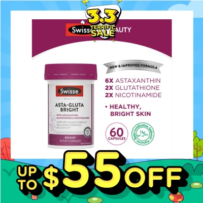 SWISSE Beauty Asta-Gluta Bright 60s