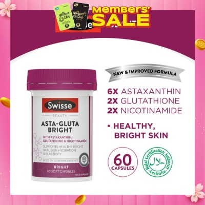 SWISSE Beauty Asta-Gluta Bright 60s