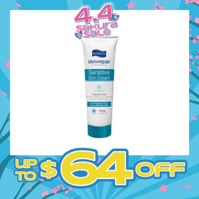 ROSKEN - Fragrance Free Sensitive Skin Cream 75ml