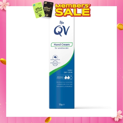 EGO QV Hand Cream (For Dry + Sensitive & Eczema-Prone Skin) 50g