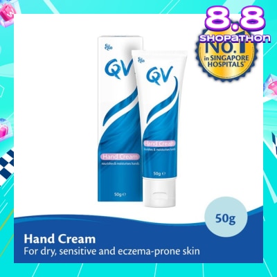 EGO QV Hand Cream (For Dry + Sensitive & Eczema-Prone Skin) 50g