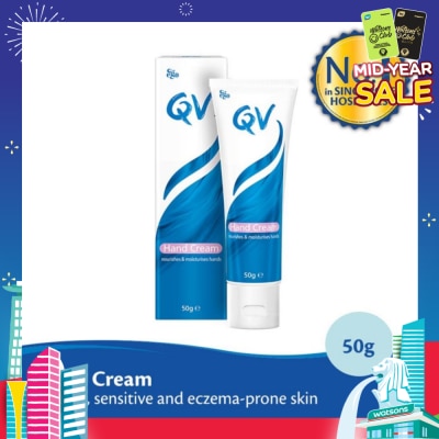 EGO QV Hand Cream (For Dry + Sensitive & Eczema-Prone Skin) 50g