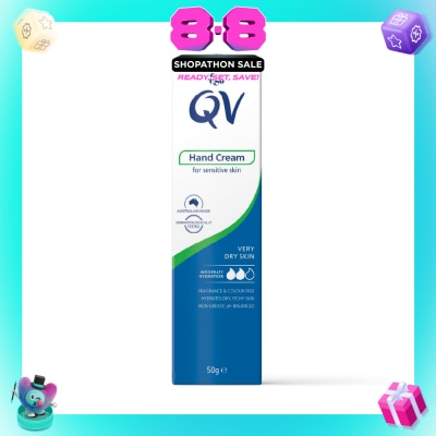 EGO QV - Hand Cream (For Dry + Sensitive & Eczema-Prone Skin) 50g