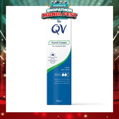 EGO QV - Hand Cream (For Dry + Sensitive & Eczema-Prone Skin) 50g