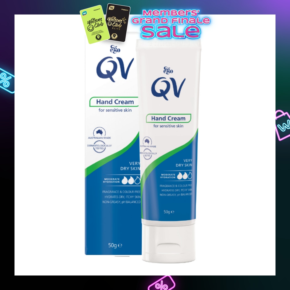 Hand Cream (For Dry + Sensitive & Eczema-Prone Skin) 50g