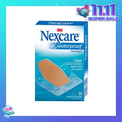 3M NEXCARE Waterproof Bandage (For Knee & Elbow) 10s