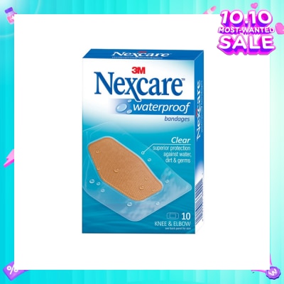 3M NEXCARE Waterproof Bandage (For Knee & Elbow) 10s