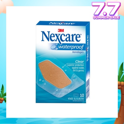 3M NEXCARE Waterproof Bandage (For Knee & Elbow) 10s