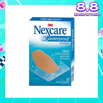 3M NEXCARE Waterproof Bandage (For Knee & Elbow) 10s