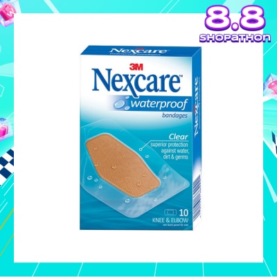 3M NEXCARE Waterproof Bandage (For Knee & Elbow) 10s