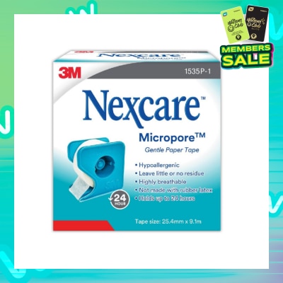 NEXCARE™ Micropore First Aid Tape Latex Free (25.4mm x 9.1m) 1s