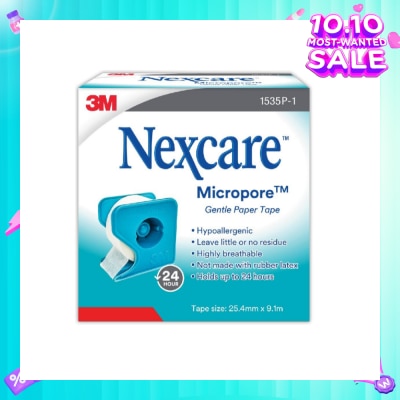 NEXCARE™ Micropore First Aid Tape Latex Free (25.4mm x 9.1m) 1s