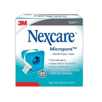 NEXCARE™ Micropore First Aid Tape Latex Free (25.4mm x 9.1m) 1s