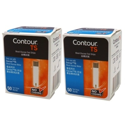 ASCENSIA Contour TS Test Strips 2 x 50 Pieces