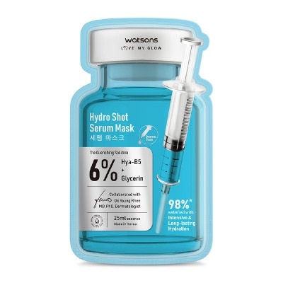 WATSONS Hydro Shot Serum Sheet Mask 25ml x 1s