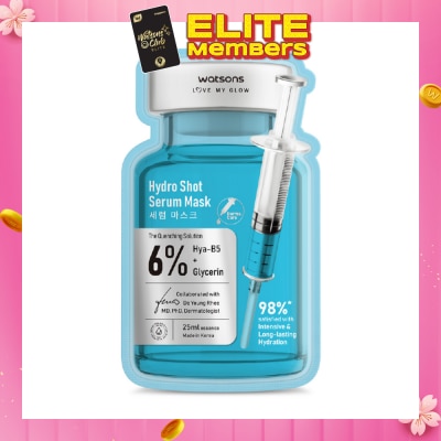 WATSONS Hydro Shot Serum Sheet Mask 25ml x 1s