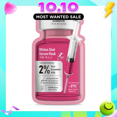 WATSONS Whiten Shot Serum Sheet Mask 25ml x 1s image