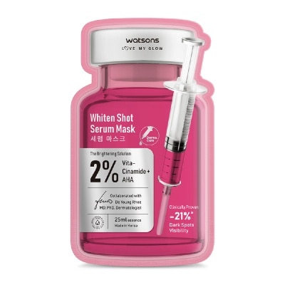 WATSONS Whiten Shot Serum Sheet Mask 25ml x 1s