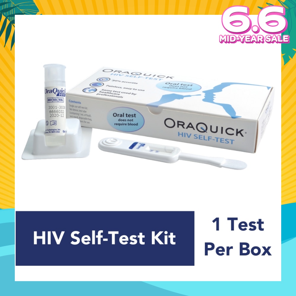 HIV Self-Test Kit (Test Device 1s, Test Tube Containing 1ml Of Fluid 1s & Test Stand 1s) 1s