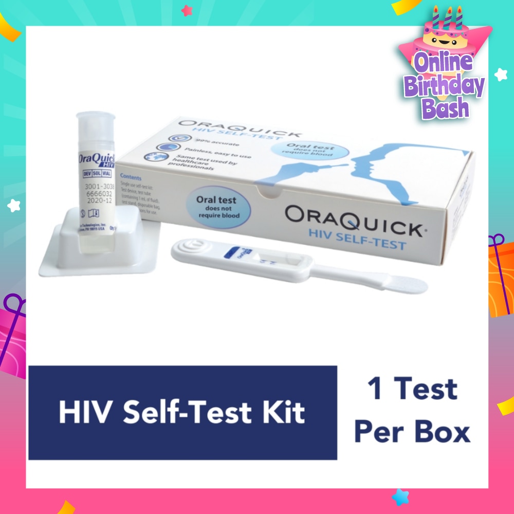 HIV Self-Test Kit (Test Device 1s, Test Tube Containing 1ml Of Fluid 1s & Test Stand 1s) 1s