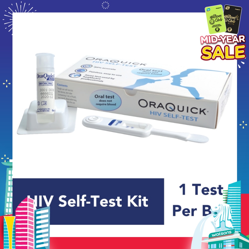 HIV Self-Test Kit (Test Device 1s, Test Tube Containing 1ml Of Fluid 1s & Test Stand 1s) 1s