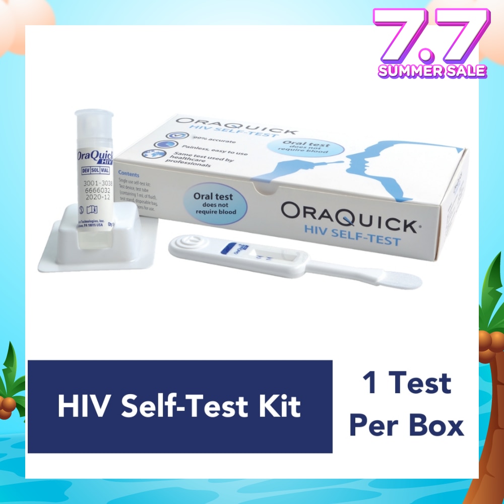 HIV Self-Test Kit (Test Device 1s, Test Tube Containing 1ml Of Fluid 1s & Test Stand 1s) 1s
