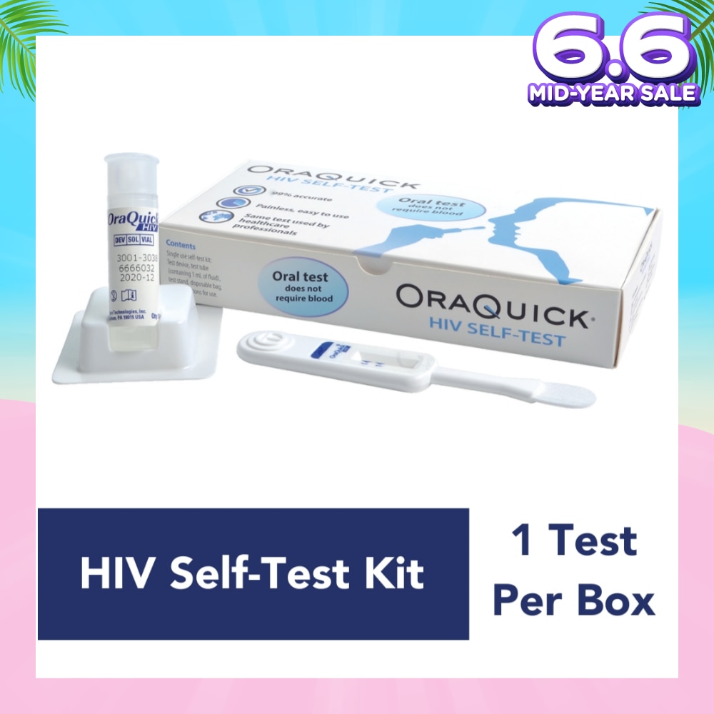 HIV Self-Test Kit (Test Device 1s, Test Tube Containing 1ml Of Fluid 1s & Test Stand 1s) 1s