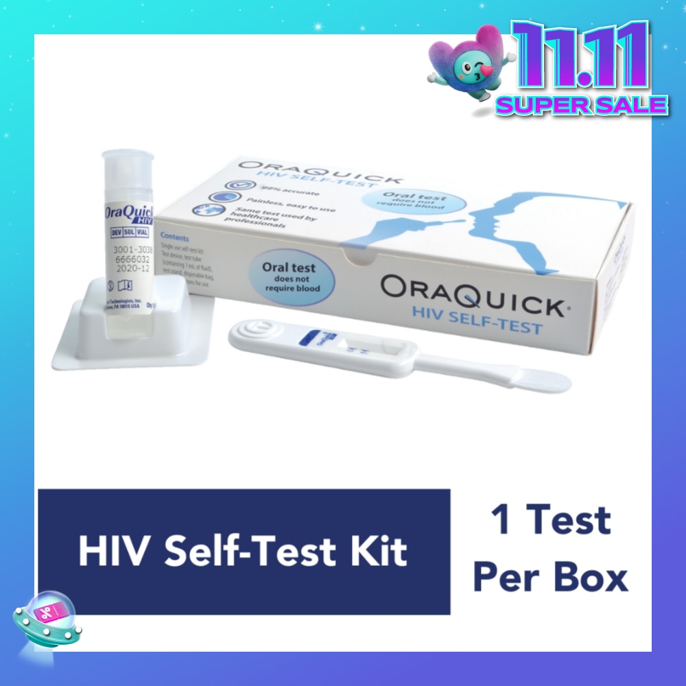 HIV Self-Test Kit (Test Device 1s, Test Tube Containing 1ml Of Fluid 1s & Test Stand 1s) 1s