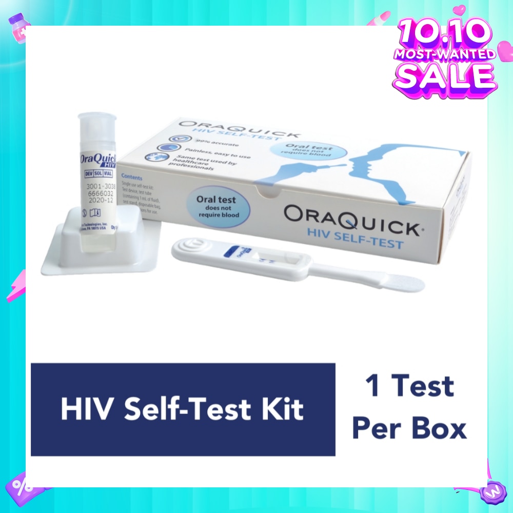HIV Self-Test Kit (Test Device 1s, Test Tube Containing 1ml Of Fluid 1s & Test Stand 1s) 1s