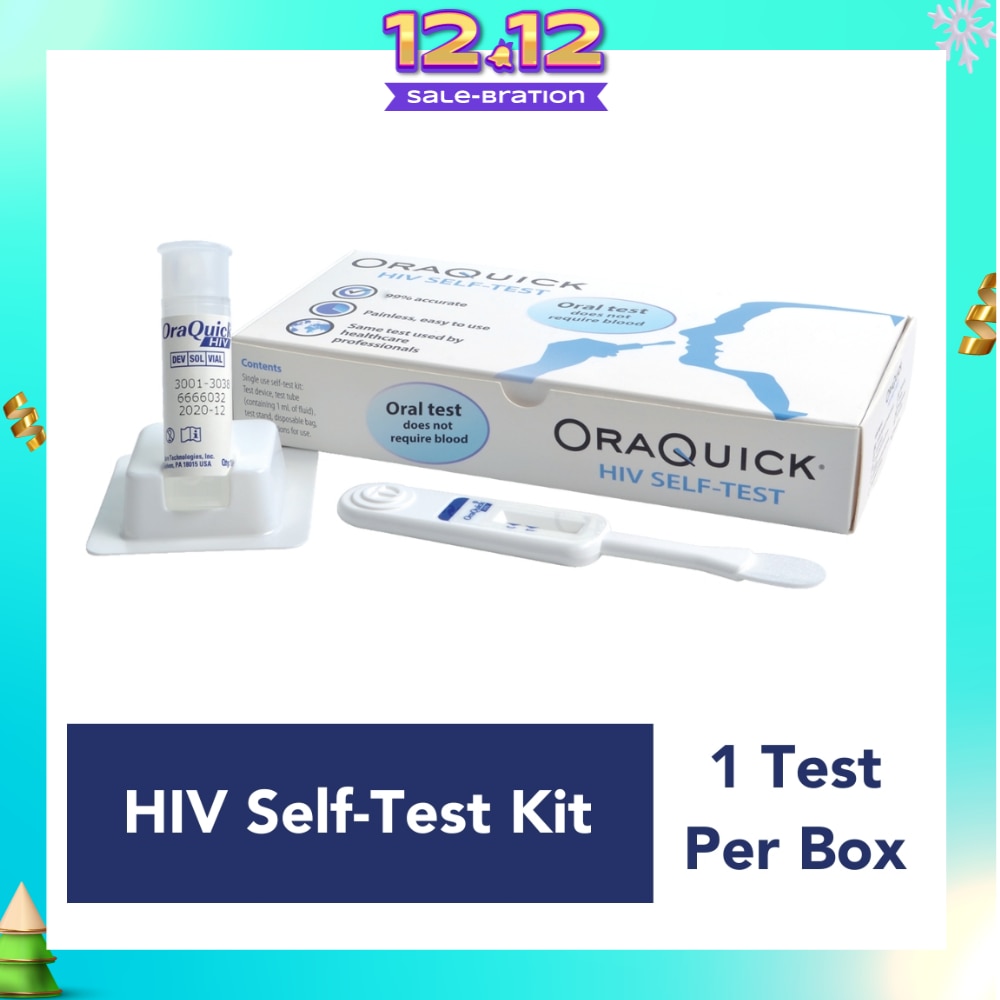 HIV Self-Test Kit (Test Device 1s, Test Tube Containing 1ml Of Fluid 1s & Test Stand 1s) 1s