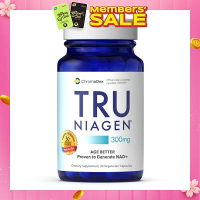 TRU NIAGEN Age Better Proven To Generate NAD+ 300mg Dietary Supplement Vegetarian Capsule 30s
