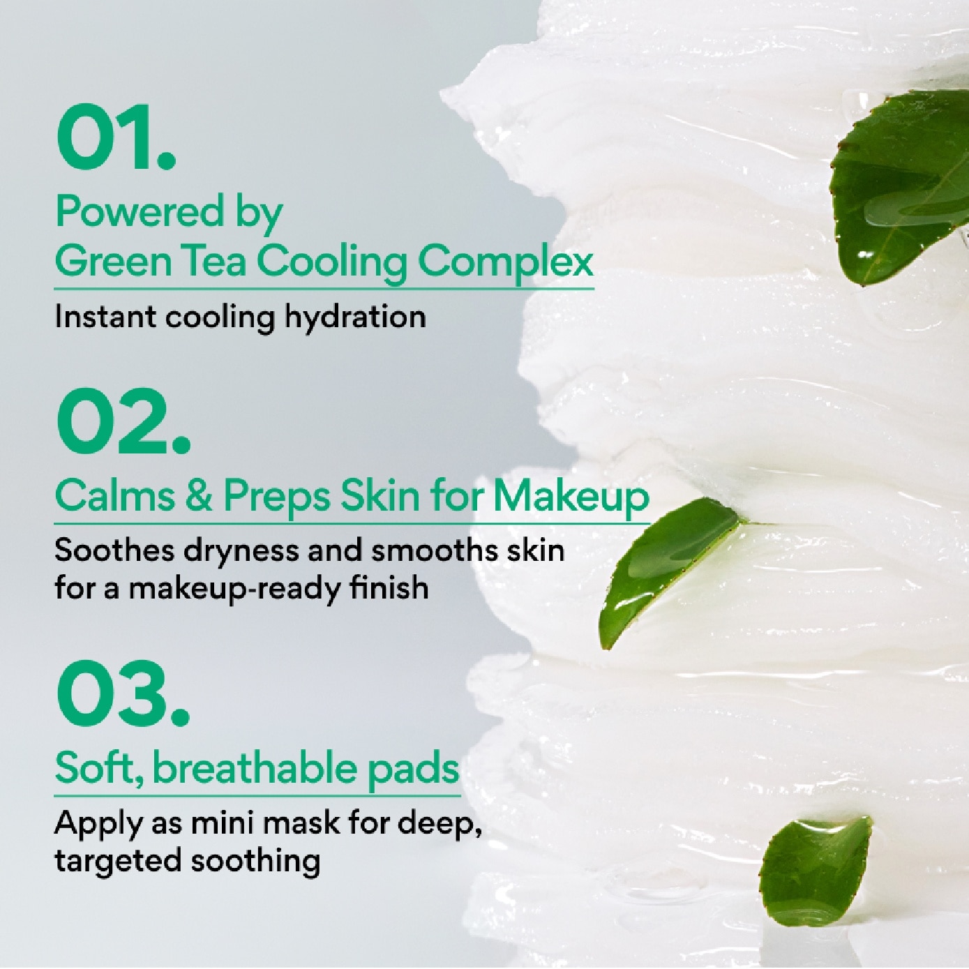 Green Tea Panthenol Calming Toner Pad 80s image