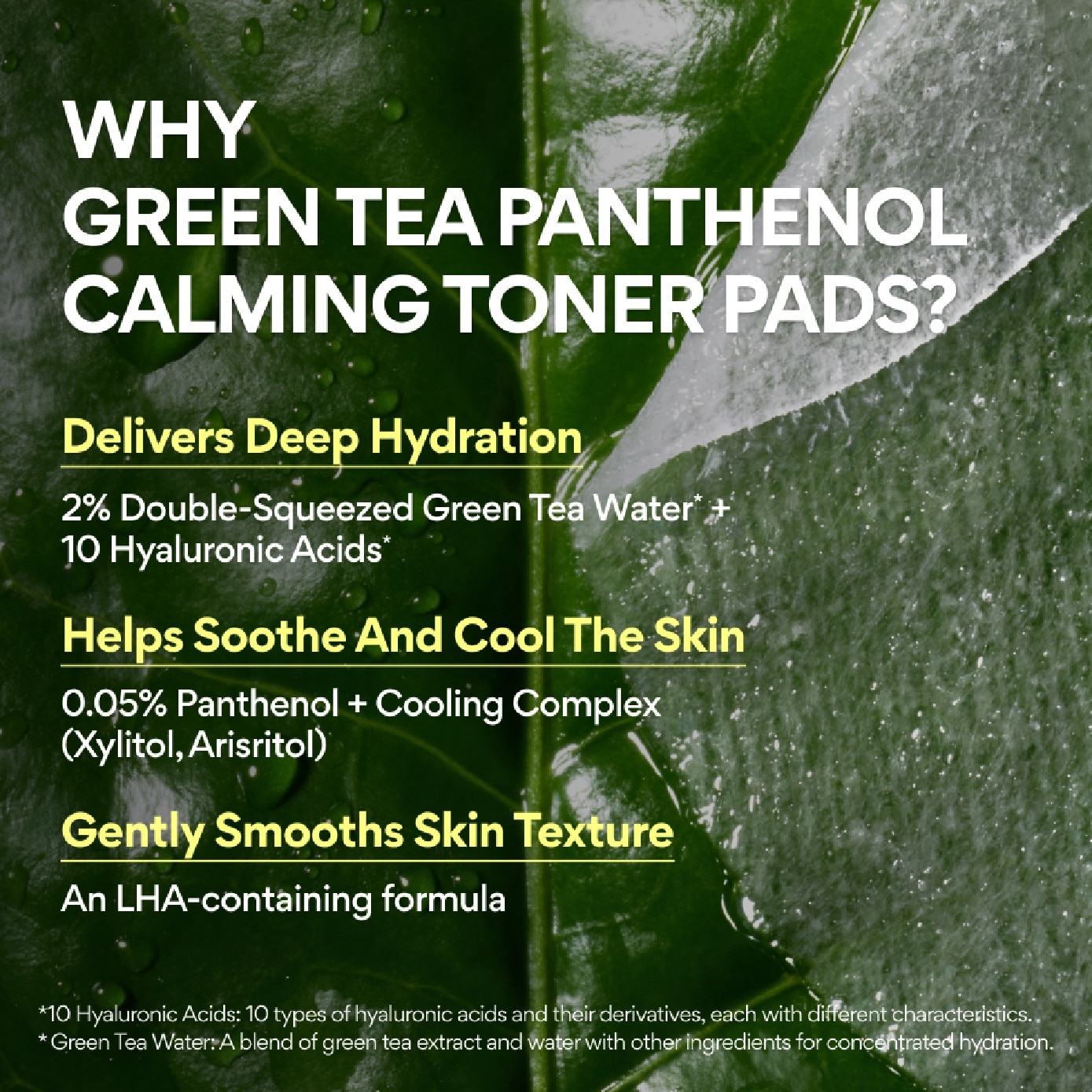 Green Tea Panthenol Calming Toner Pad 80s image