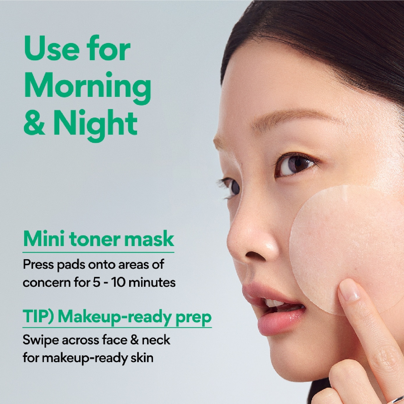 Green Tea Panthenol Calming Toner Pad 80s image