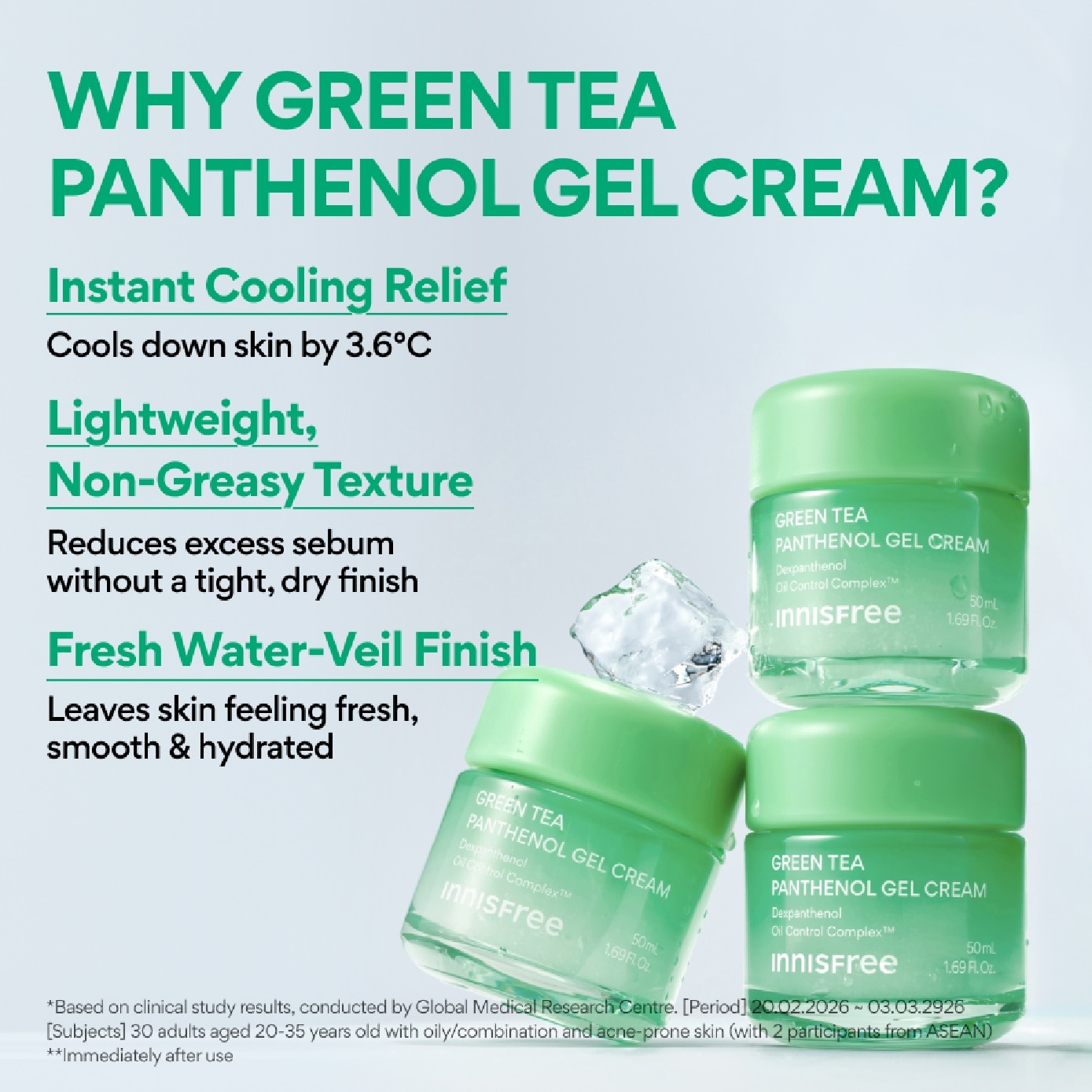 Green Tea Panthenol Gel Cream 50ml image