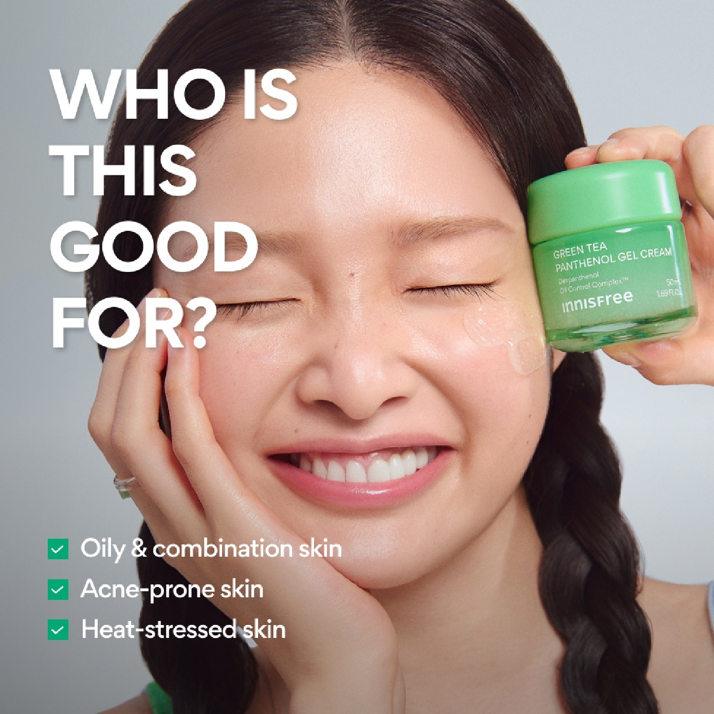 Green Tea Panthenol Gel Cream 50ml image