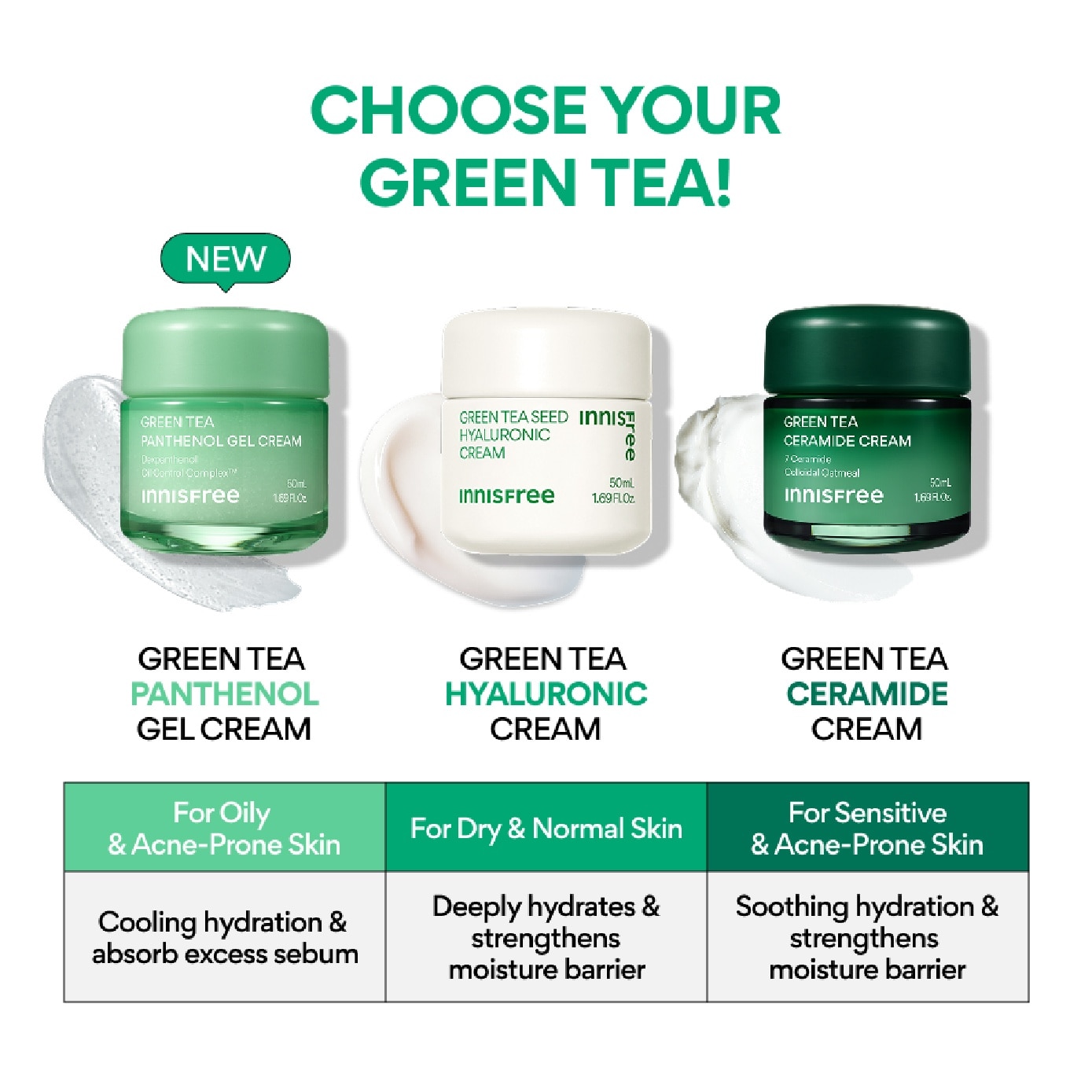 Green Tea Panthenol Gel Cream 50ml image