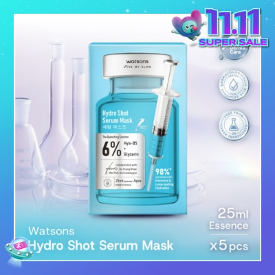 WATSONS Hydro Shot Serum Sheet Mask 5s