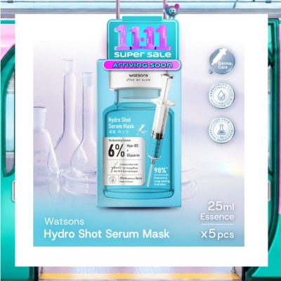 WATSONS Hydro Shot Serum Sheet Mask 5s image
