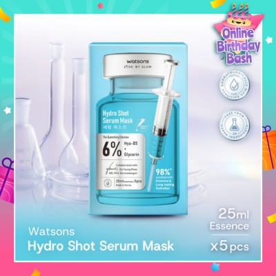 WATSONS Hydro Shot Serum Sheet Mask 5s