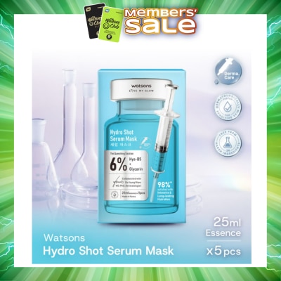WATSONS - Hydro Shot Serum Sheet Mask 5s