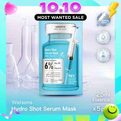 WATSONS Hydro Shot Serum Sheet Mask 5s image