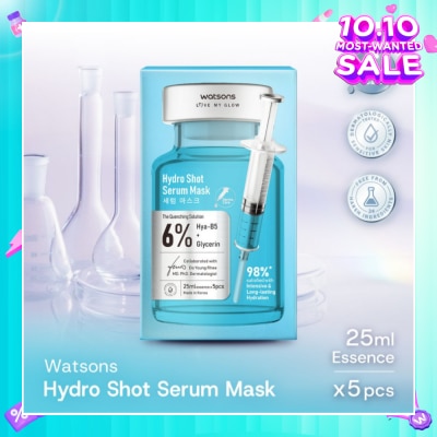 WATSONS Hydro Shot Serum Sheet Mask 5s