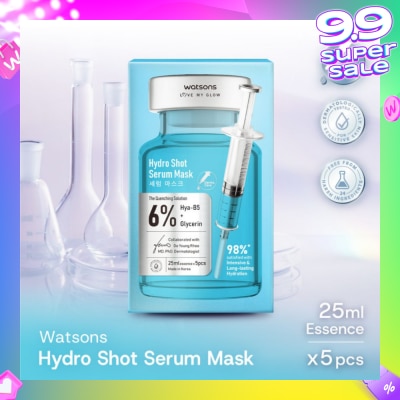 WATSONS Hydro Shot Serum Sheet Mask 5s