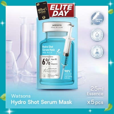 WATSONS Hydro Shot Serum Sheet Mask 5s image