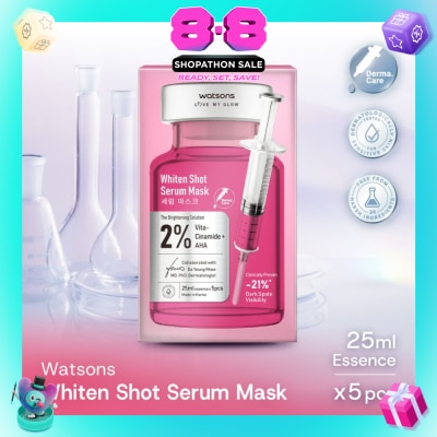 WATSONS - Whiten Shot Serum Sheet Mask 5s