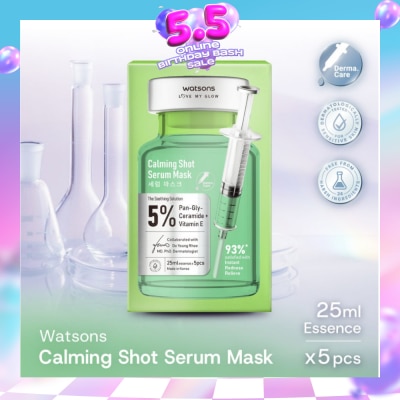WATSONS - Calming Shot Serum Sheet Mask 5s