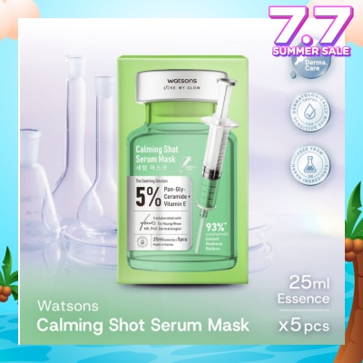 WATSONS Calming Shot Serum Sheet Mask 5s